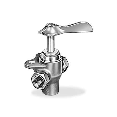 Velvac 3-Way Fuel Cock Valve 1/4 Fpt 060012